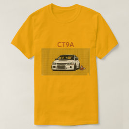 レトロJDMランサーエボリューションCT9A設計図JDMカー Tシャツ