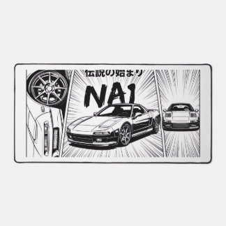 レトロJDM NA1 NSXワイドスクリーンマンガパネルデスクマット デスクマット