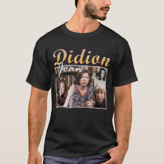 レトロJoan Didionセンターがヴィンテージを保持しない Tシャツ