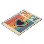 レトロLGBTQ+プライド ノートブック (左側)