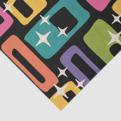 レトロMCM抽象芸術原子年齢パターン 薄葉紙 (詳細)