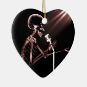 レトロMIC -赤で歌うX線の視野の骨組 セラミックオーナメント (右)