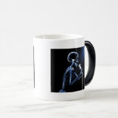 レトロMIC -青でX線の骨組に歌うこと モーフィングマグカップ (正面右)