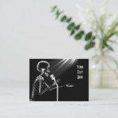 レトロMIC - B&WでX線の骨組に歌うこと 名刺 (スタンド正面)