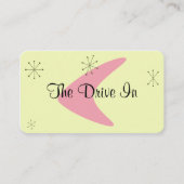 レトロMid Centuryの名モダン刺 名刺 (正面)