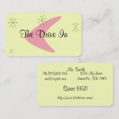 レトロMid Centuryの名モダン刺 名刺 (正面/裏面)