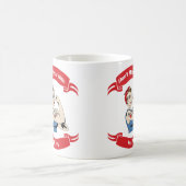 レトロMOMと混乱しない コーヒーマグカップ (中央)