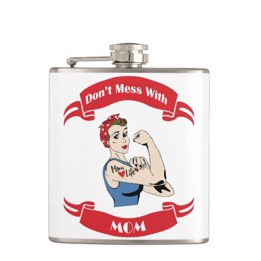 レトロMOMと混乱しない フラスク (正面)