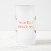 レトロMOMと混乱しない フロストグラスビールジョッキ (中央)