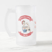 レトロMOMと混乱しない フロストグラスビールジョッキ (左)