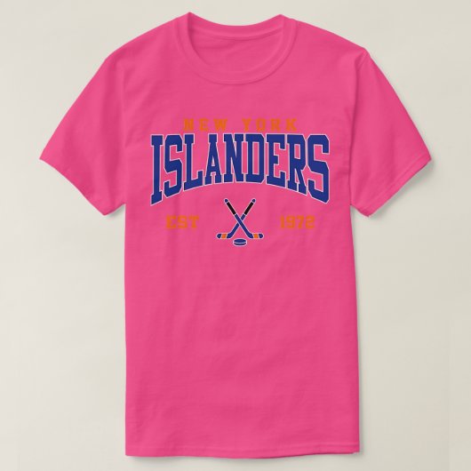 レトロNYアイランドズホッケー Tシャツ (デザイン正面)