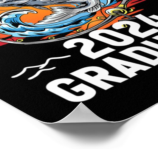 レトロO-fish-ally 2024年卒業 ポスター (角)