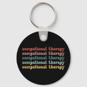 レトロOT職業セラピーOT学校学生 キーホルダー (正面)