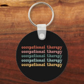 レトロOT職業セラピーOT学校学生 キーホルダー (正面)