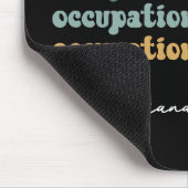 レトロOT職業セラピーOT学校学生 マウスパッド (コーナー)