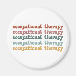 レトロOT職業セラピーOT学校学生 マグネット