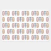 レトロOTD職業病セラピー ラッピングペーパーシート (正面2)