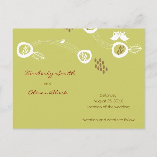 レトロOwlsフ救ァイズ – 最新はがき 案内ポストカード (裏面)