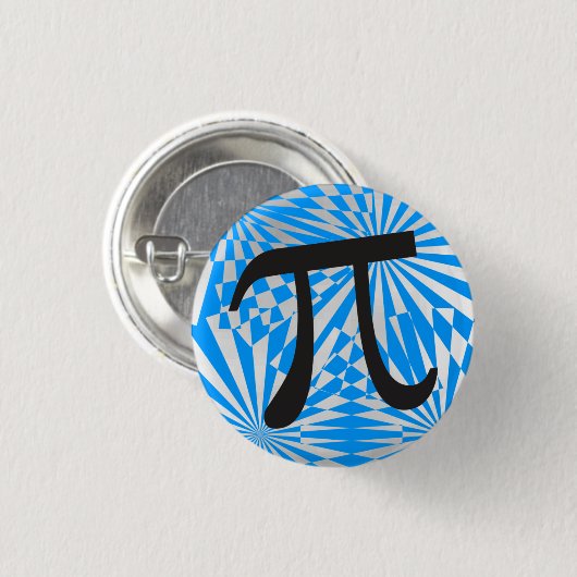 レトロPi記号 缶バッジ (正面&裏面)