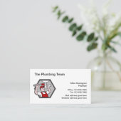 レトロPlumberサービス名刺 名刺 (スタンド正面)
