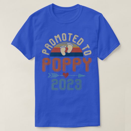 レトロPoppy 2023に昇格Poppy Gend Tシャツ (デザイン正面)