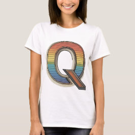 レトロ'Q' Tシャツ