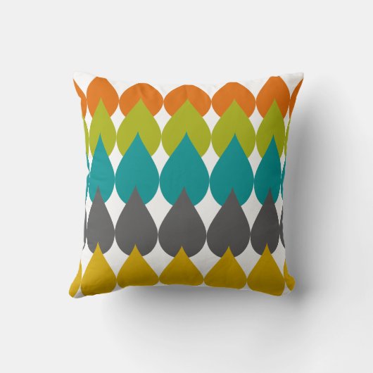 レトロRaindrops2 クッション (裏面)