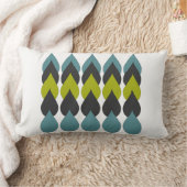 レトロRaindrops5 ランバークッション (ブランケット)