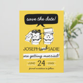 レトロRaptor日付カードの保存 セーブザデート (スタンド正面)