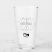 レトロRickおよびMorty C-137寸法バッジ タンブラーグラス (裏面)