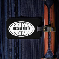 レトロRickおよびMorty C-137寸法バッジ