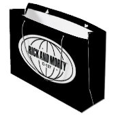 レトロRickおよびMorty C-137寸法バッジ ラージペーパーバッグ (裏面アングル)