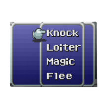 レトロRPGメニュードア・マット18" x 24" (16ビット)