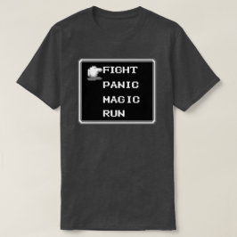 レトロRPGメニューTシャツ(8ビット) Tシャツ
