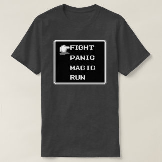 レトロRPGメニューTシャツ(8ビット) Tシャツ