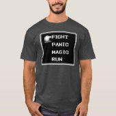 レトロRPGメニューTシャツ(8ビット) Tシャツ (正面)