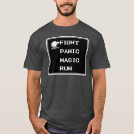 レトロRPGメニューTシャツ(8ビット) Tシャツ