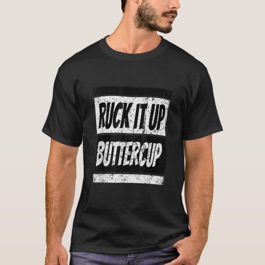 レトロRuckそれをバターカップラッキングメンズガールキッズ Tシャツ (正面)