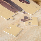 レトロRVとパームツリー ジグソーパズル (側面)