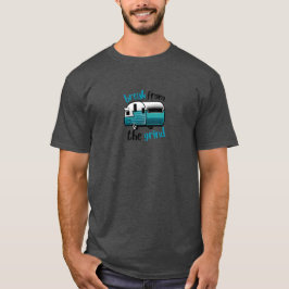レトロRVターコイズブルーTシャツ Tシャツ