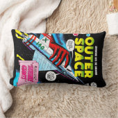 レトロSci-Fiアドベンチャー宇宙漫画カバー ランバークッション (ブランケット)