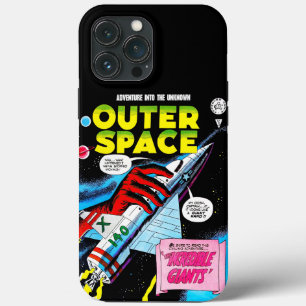 レトロSci-Fiアドベンチャー宇宙漫画カバー iPhone 13 Pro Maxケース
