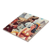 レトロSci-Fiピンアップ タイル (側面)