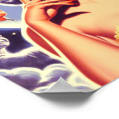 レトロSci-Fiピンアップ ポスター (角)