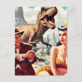 レトロSci-Fiピンアップ ポストカード (正面)