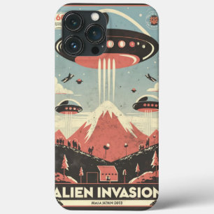 レトロSFアドベンチャーiPhoneケース🚀👽 iPhone 13 Pro Maxケース