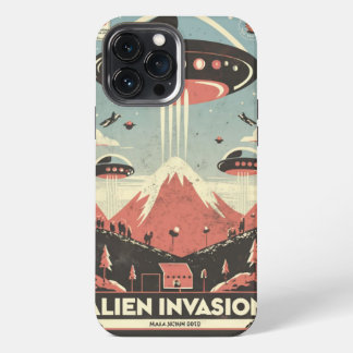 レトロSFアドベンチャーiPhoneケース 🚀👽 iPhone 13 Pro Maxケース
