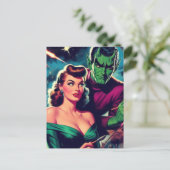 レトロSFピンアップ ポストカード (スタンド正面)