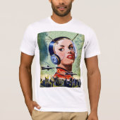 レトロSFメンズTシャツ Tシャツ (正面)