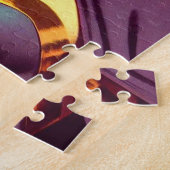 レトロSF女性 ジグソーパズル (側面)